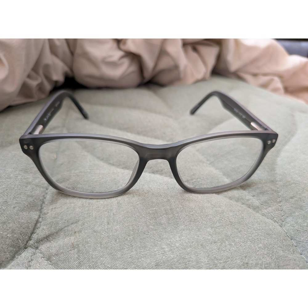 Lantis Optical Eyeglasses Frames Grey Rectangular DG0823 L7015 52-18-140 GRY